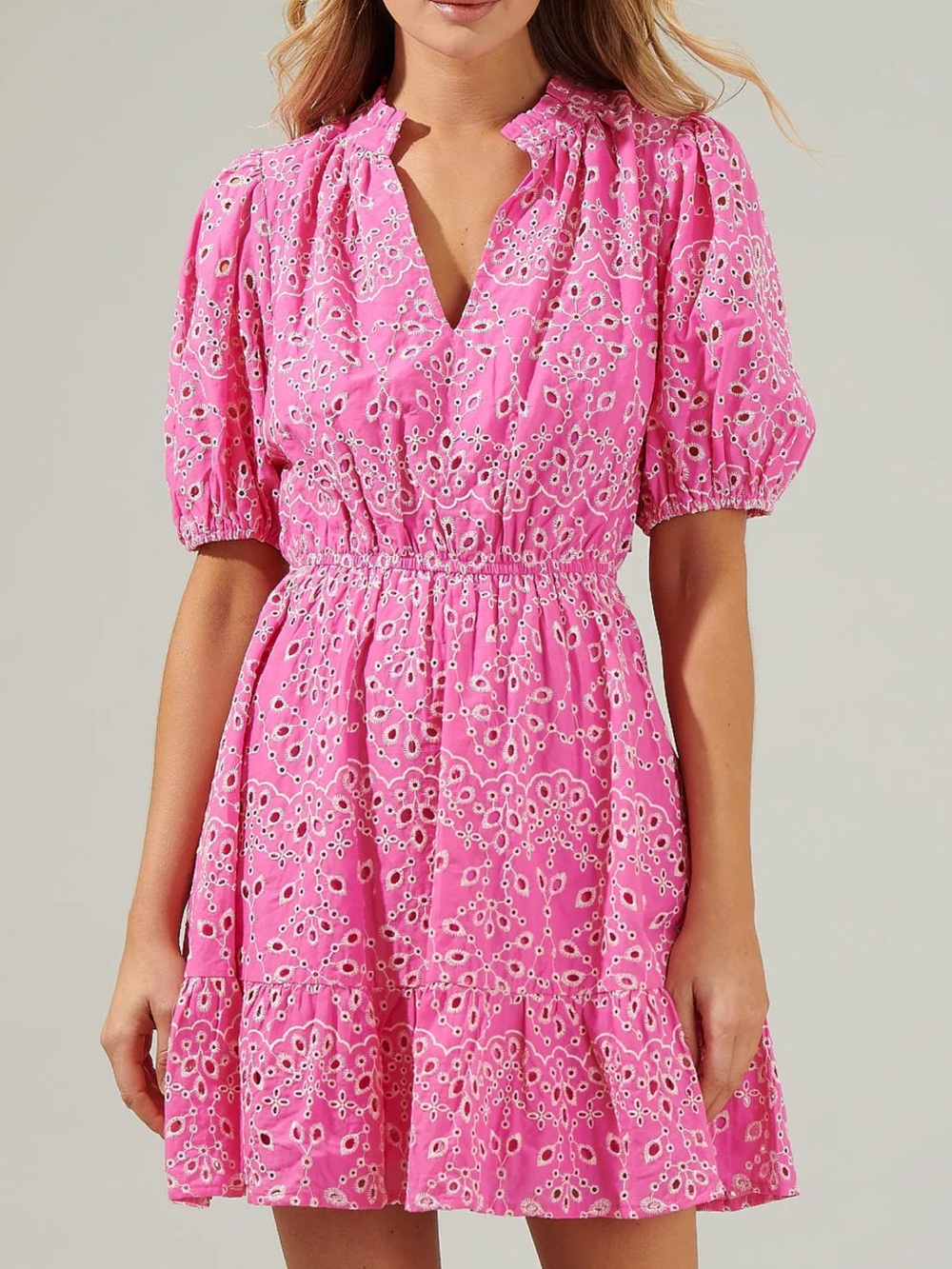 NWT Sugarlips Rosie Eyelet Mini Dress 2X